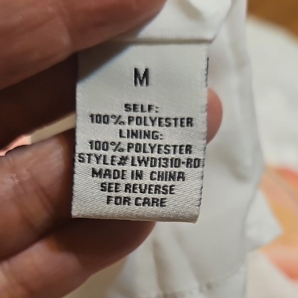 RED DRESS Aura Women M Halter Neck Tie Back Abstract Print Dress‎ NWT - Picture 3 of 5